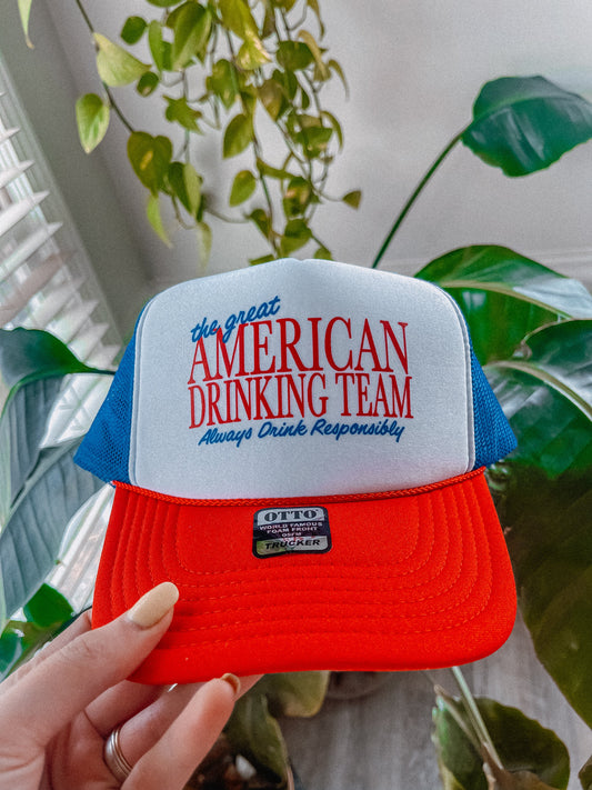 Underground Original Design: Great American Drinking Team, Summer Trucker Hat