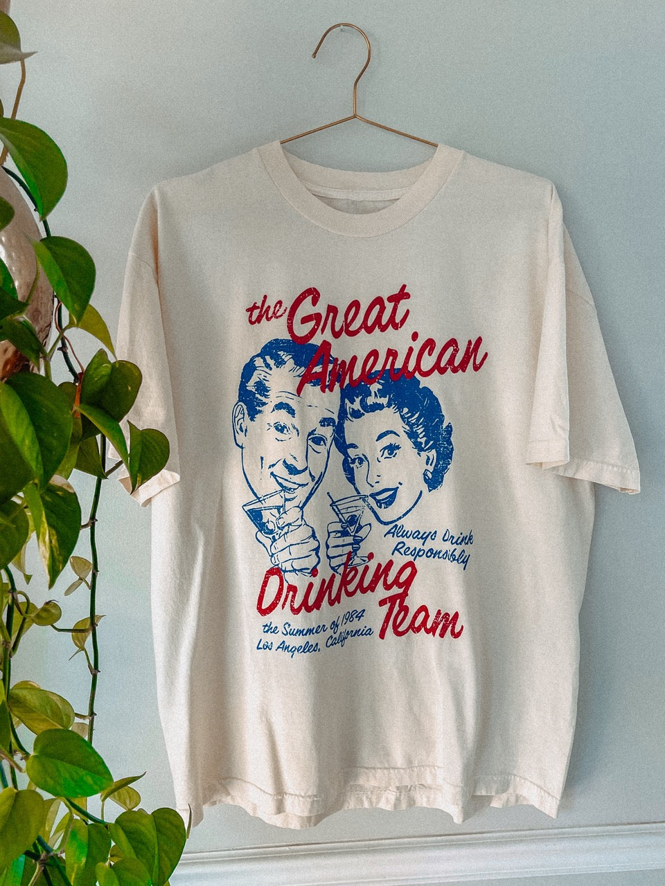 Underground Original Design: Great American Drinking Team Oversized TShirt