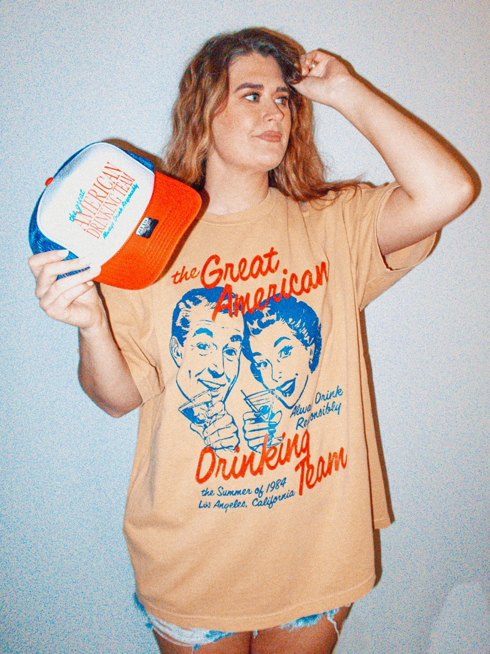 Underground Original Design: Great American Drinking Team Oversized TShirt