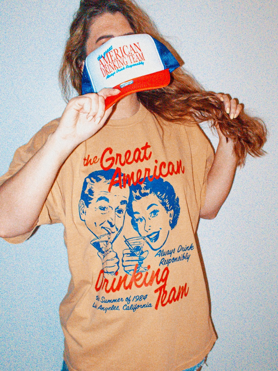 Underground Original Design: Great American Drinking Team Oversized TShirt