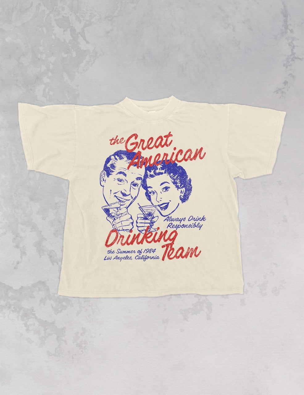 Underground Original Design: Great American Drinking Team Oversized TShirt