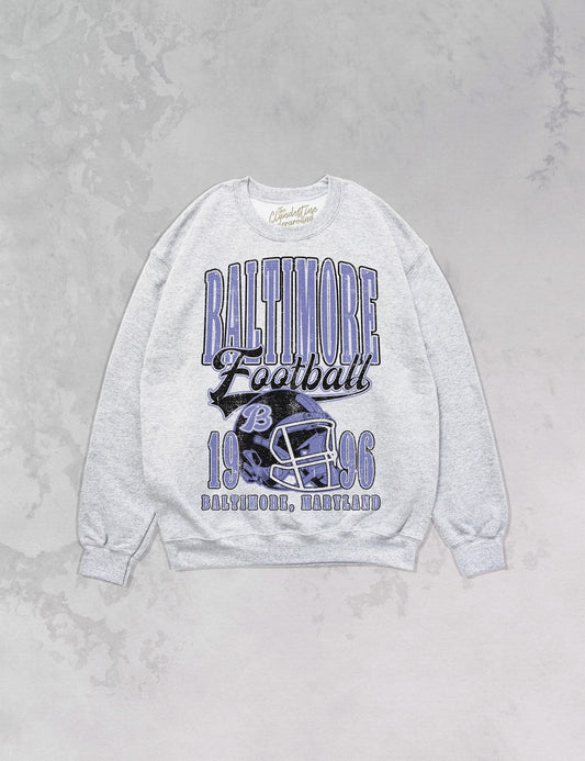 Underground Original Design:  Baltimore Football Oversized 90s Sweatshirt