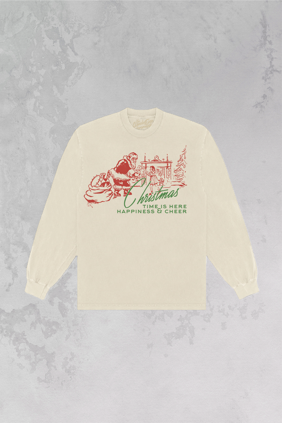 Underground Original Design: Christmas Time is Here Long Sleeve Oversized T-Shirt