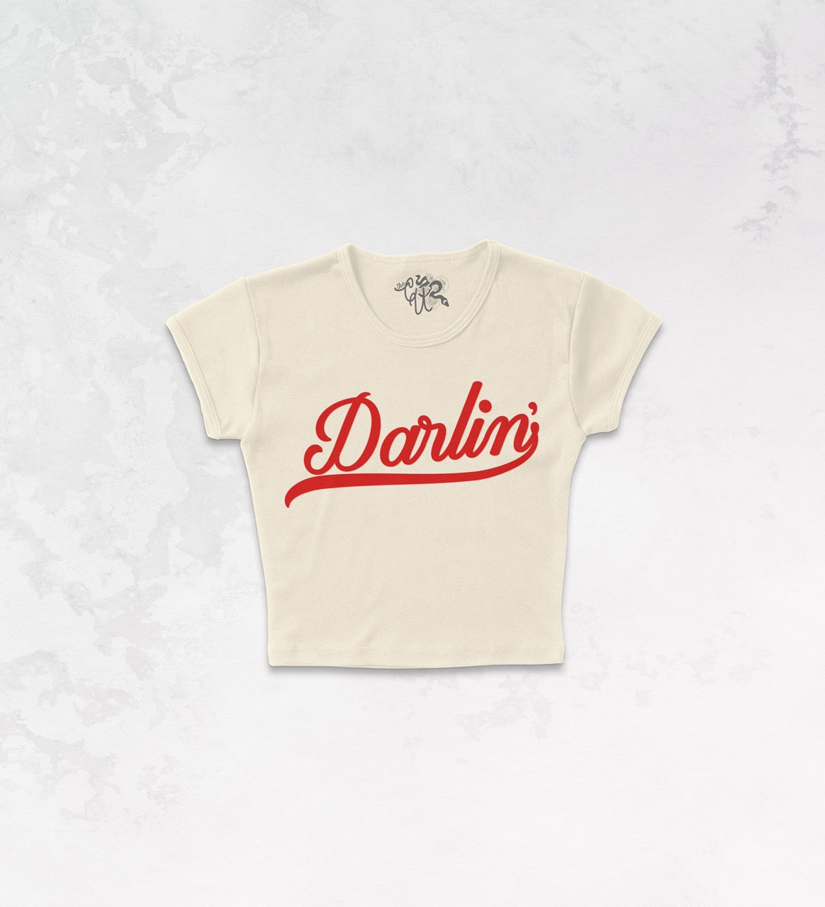 Underground Original Design: Darlin', Western Micro-Ribbed Baby Tee