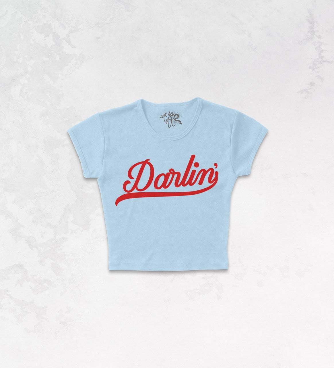 Underground Original Design: Darlin', Western Micro-Ribbed Baby Tee