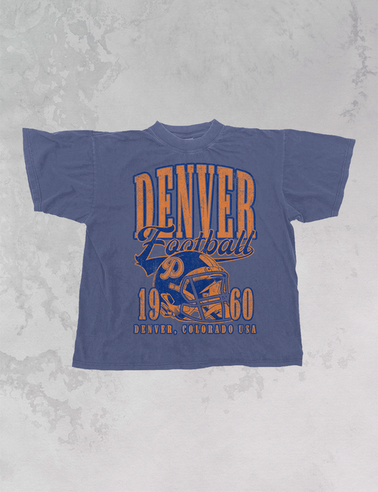 Underground Original Design: 90's Vintage Denver Football Oversized TShirt