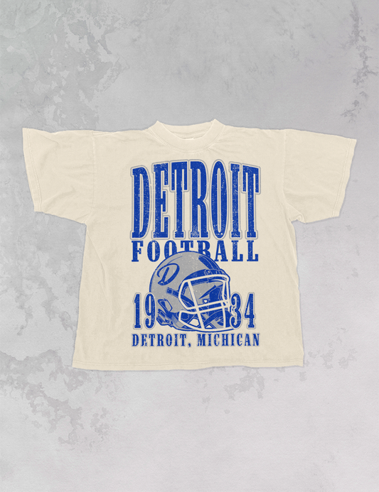 Underground Original Design: Detroit Football Oversized TShirt