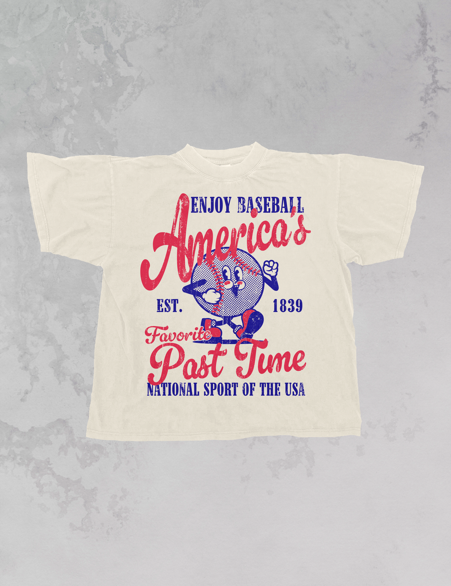 Underground Original Design: Enjoy Baseball, America's Favorite Oversized TShirt