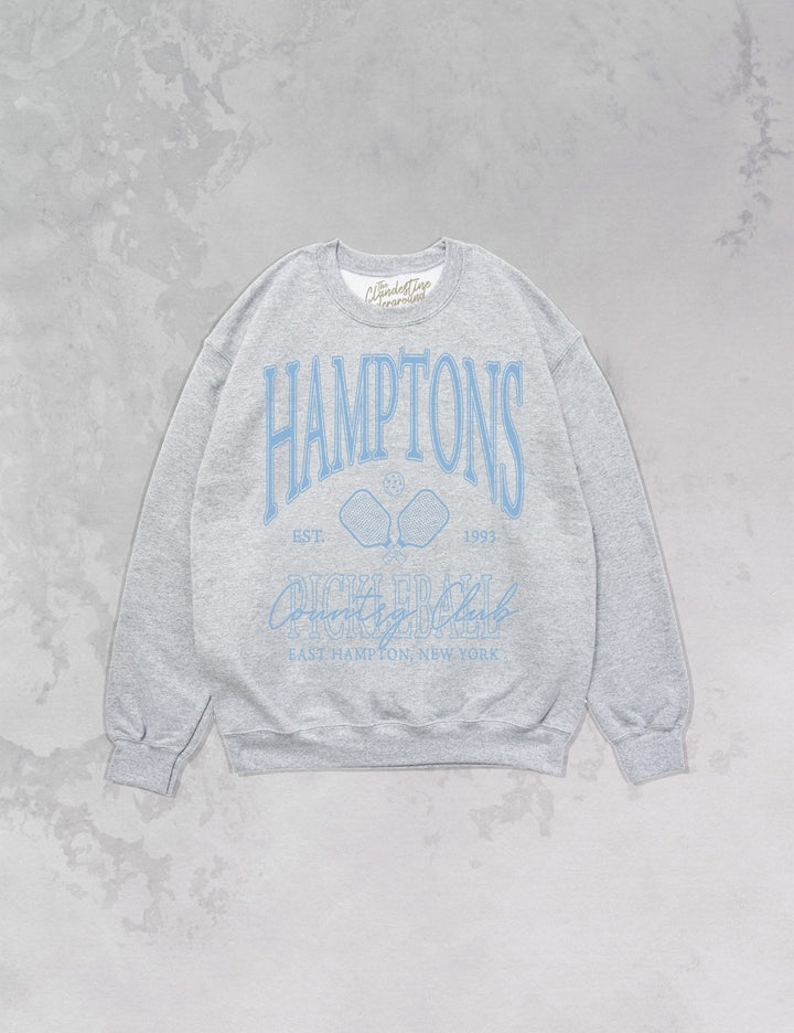 Underground Original Design: Hampton's Country Club Pickleball Oversized 90's Sweatshirt