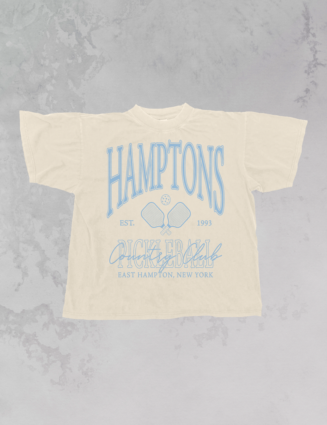 Underground Original Design: Hampton's Country Club Pickleball Oversized TShirt