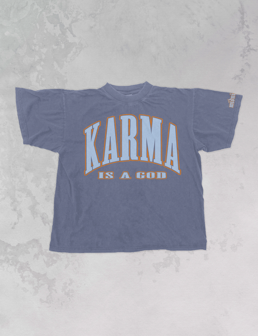 Underground Original Design: Karma is a God Oversized T-Shirt