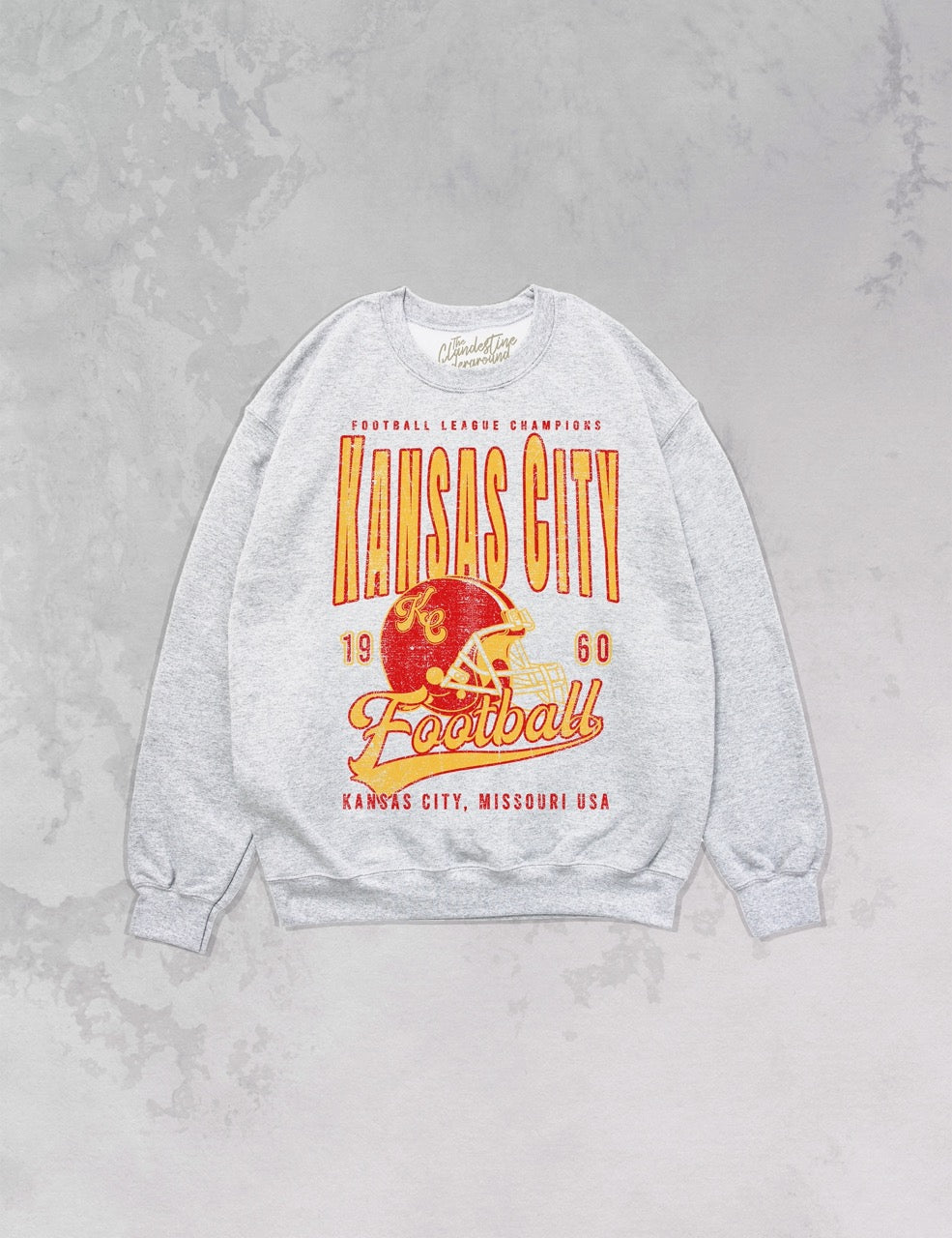 Underground Original Design: Kansas City Football Champs Oversized 90's Sweatshirt