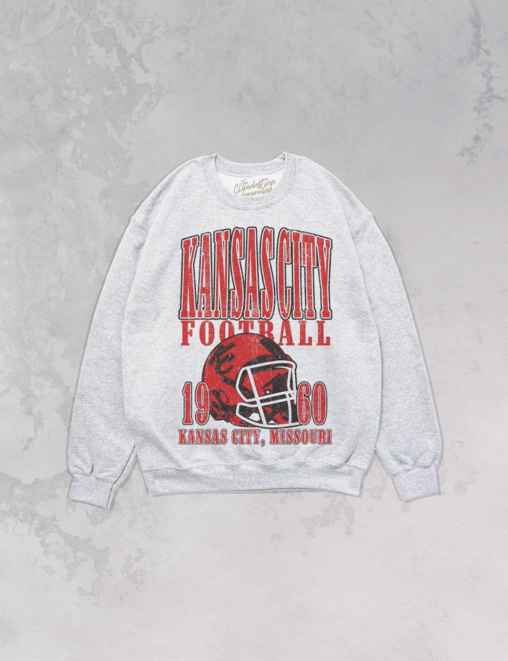 Underground Original Design:  Kansas City Football Oversized 90s Sweatshirt