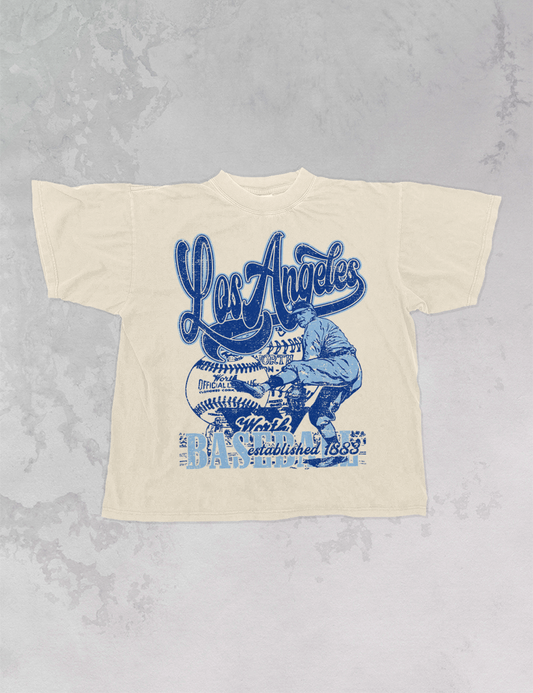 Underground Original Design: 90's Vintage Los Angeles Baseball Oversized TShirt