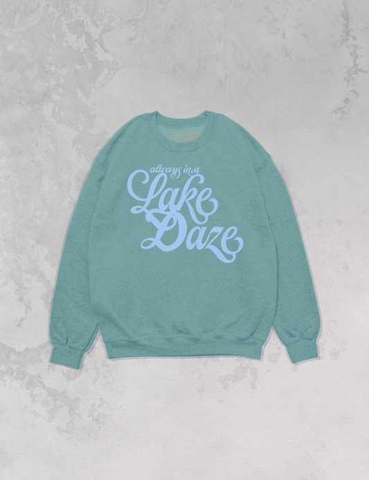 Underground Original Design: Always in a Lake Daze Oversized Vintage Sweatshirt