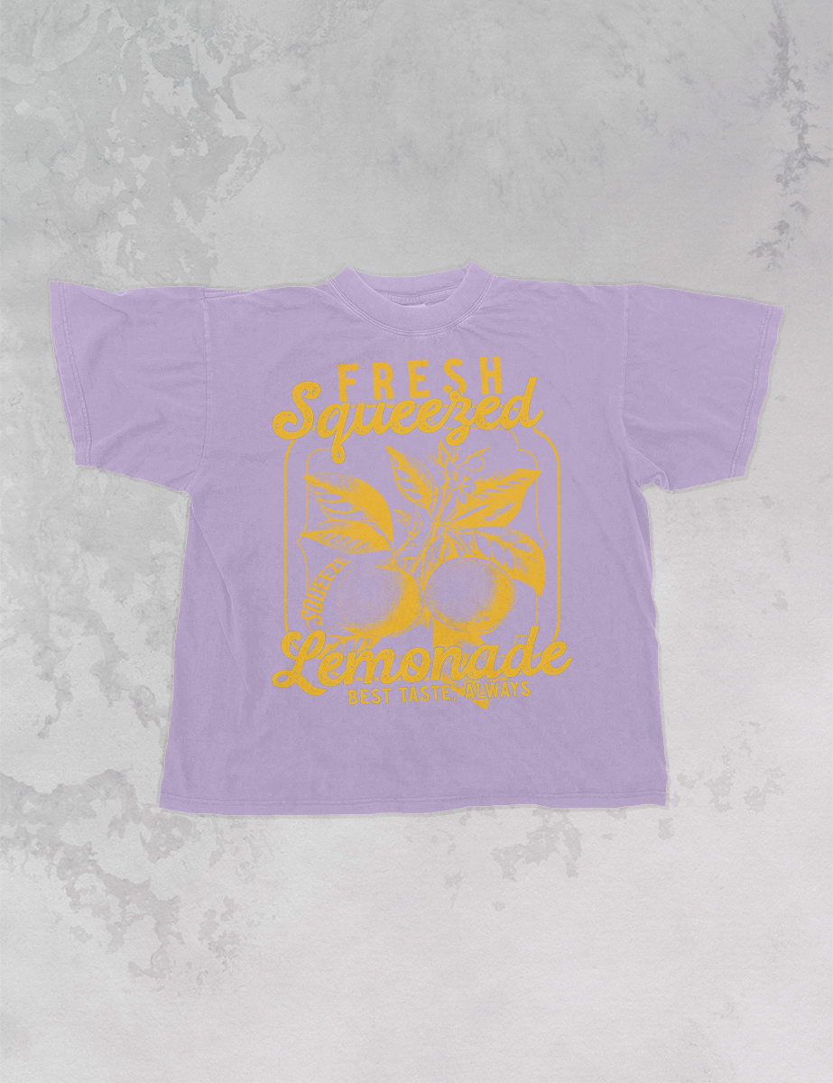 Underground Original Design: Fresh Squeezed Lemonade Oversized TShirt