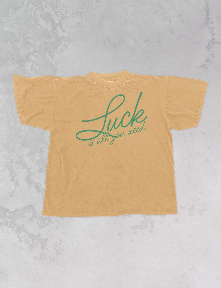 Underground Original Design: Luck Is All You Need, St. Patty's Day Oversized TShirt