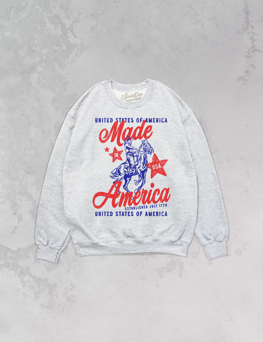 Underground Original Design: Made In America, USA Western Oversized 90's Sweatshirt