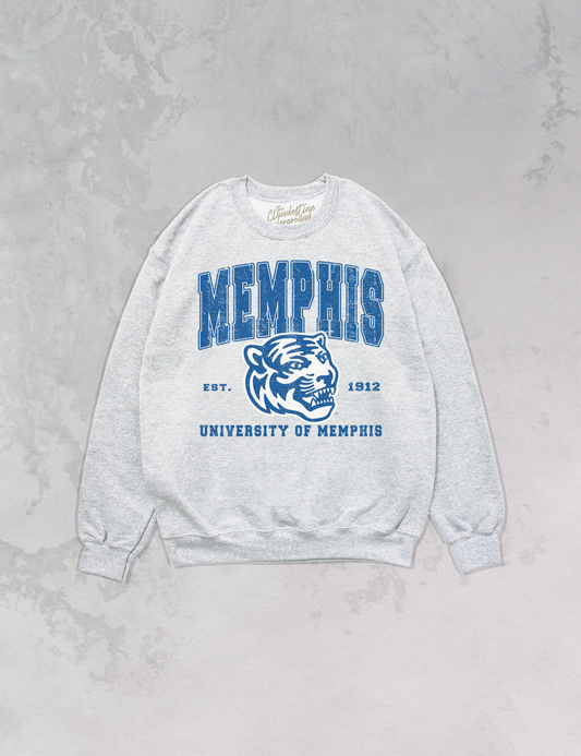 Underground Original Design: Memphis University Tigers Oversized 90's Sweatshirt