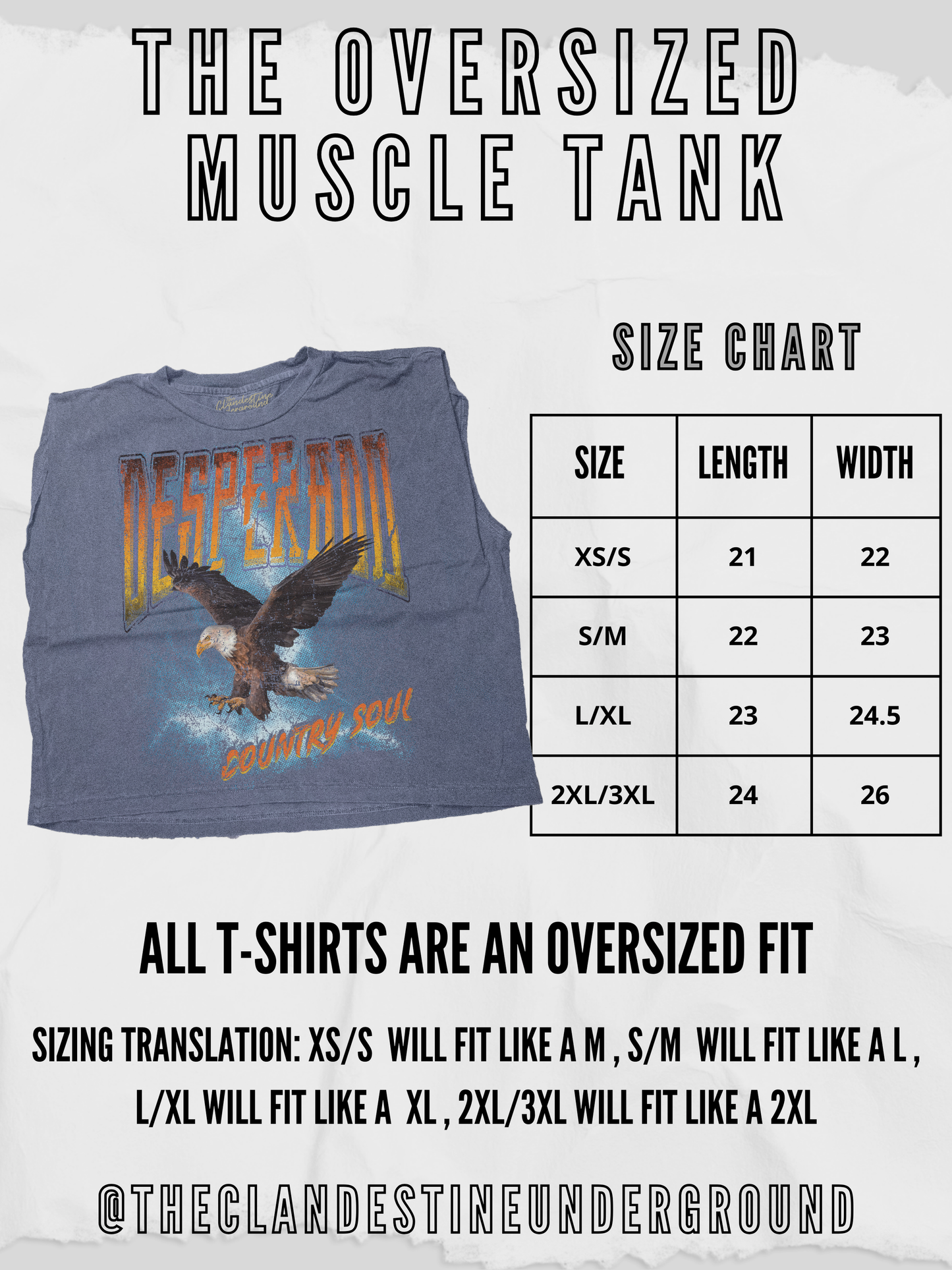 Underground Original Design: Honky Tonk Angel, Western Vintage Cropped Muscle Tank