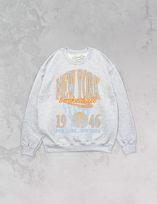 Underground Original Design: New York Basketball Oversized 90s Sweatshirt