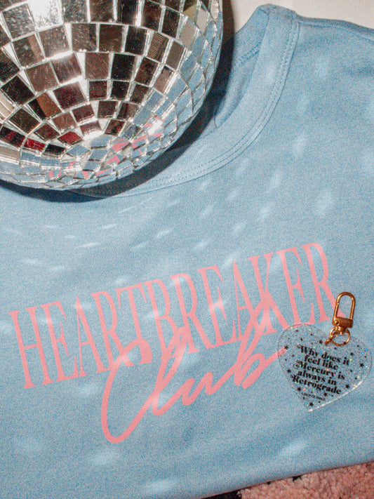 Underground Original Design: Heartbreaker Club Micro-Ribbed Cropped Baby Tee