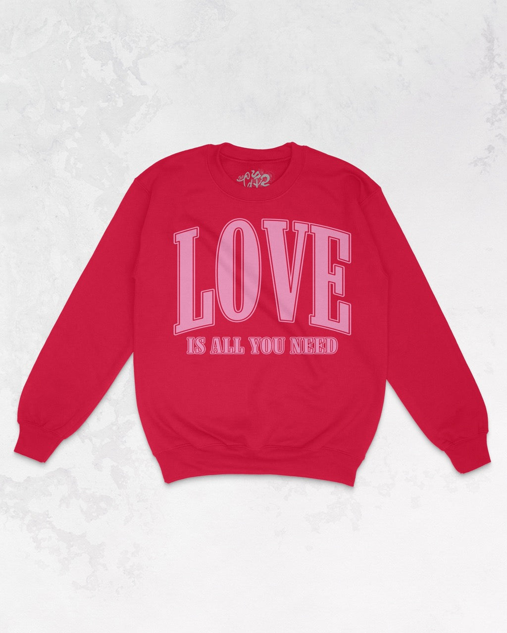 Underground Original Design: Love Is All You Need Oversized 90's Sweatshirt