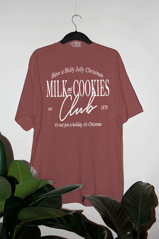 Underground Original Design: Milk & Cookies Club Oversized T-Shirt